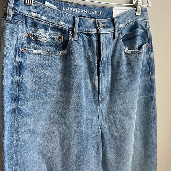AEO Baggy Jean Comfort Stretch Jean 12/31W - Picture 2 of 7